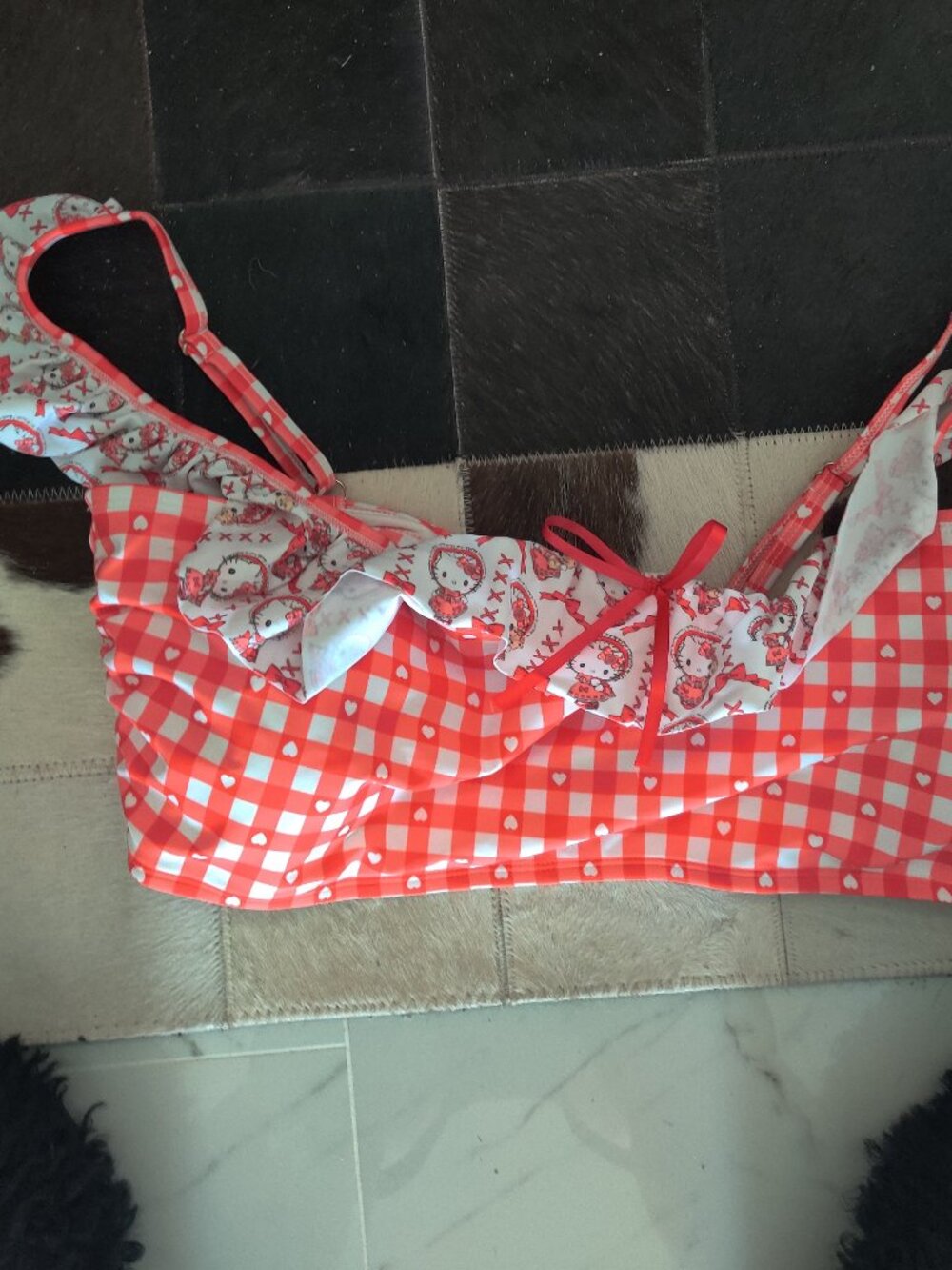 Hot Topic Hello Kitty Bikini top size 2x New